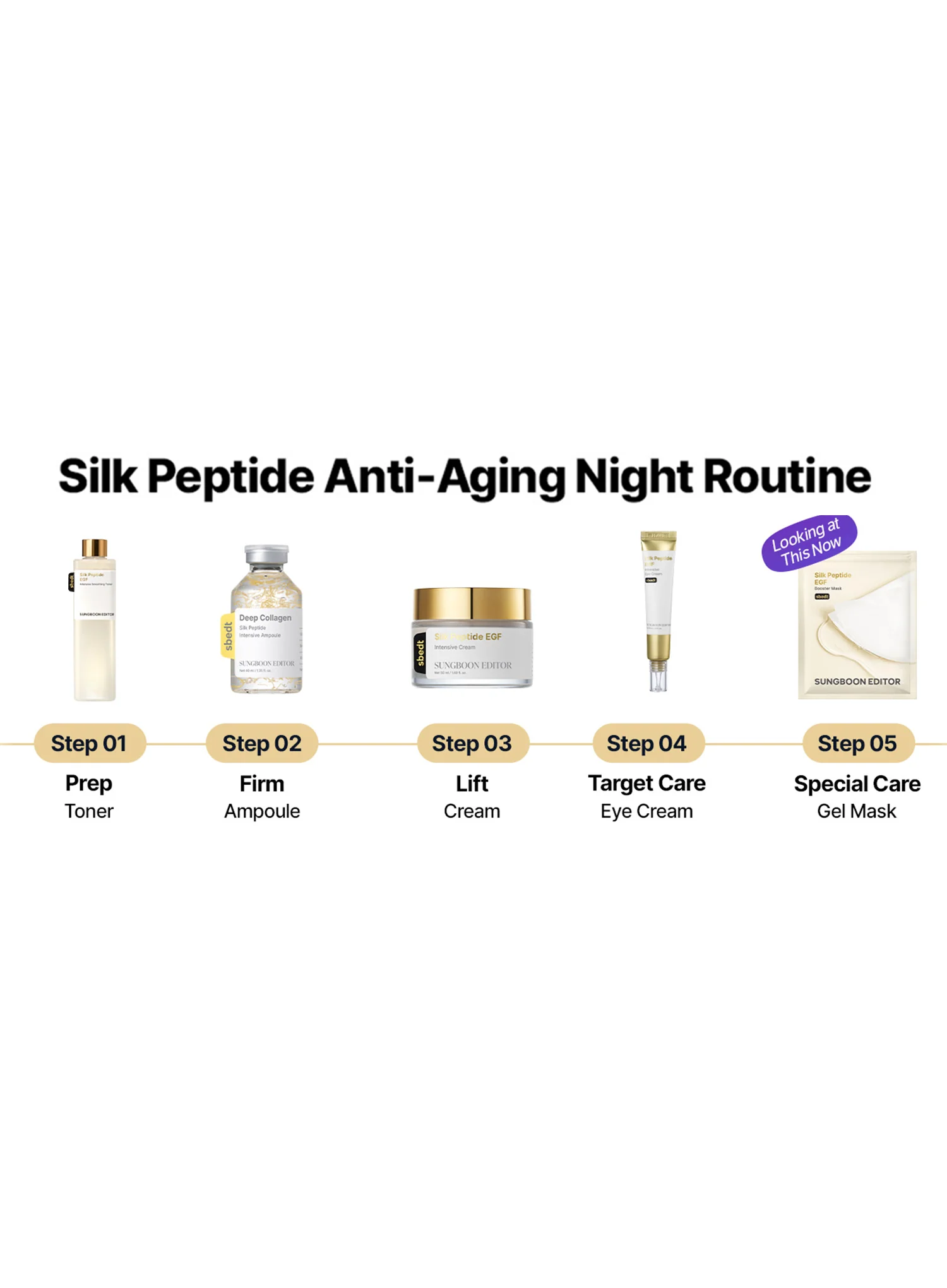 Silk Peptide EGF Intensive Gold Mask Set (37g*4ea) - Image 4