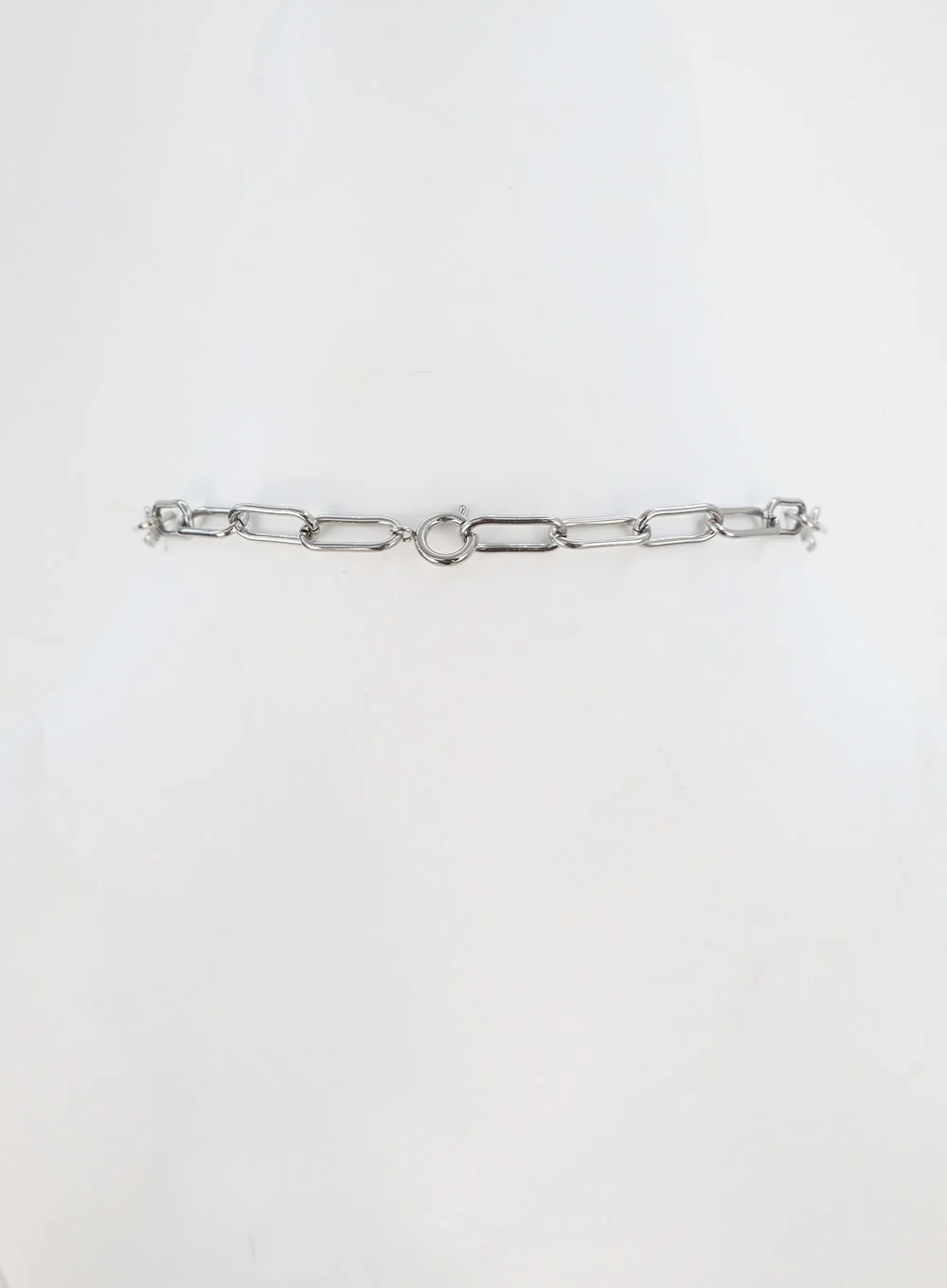 Silver Color Chain Necklace CY323 - Image 5
