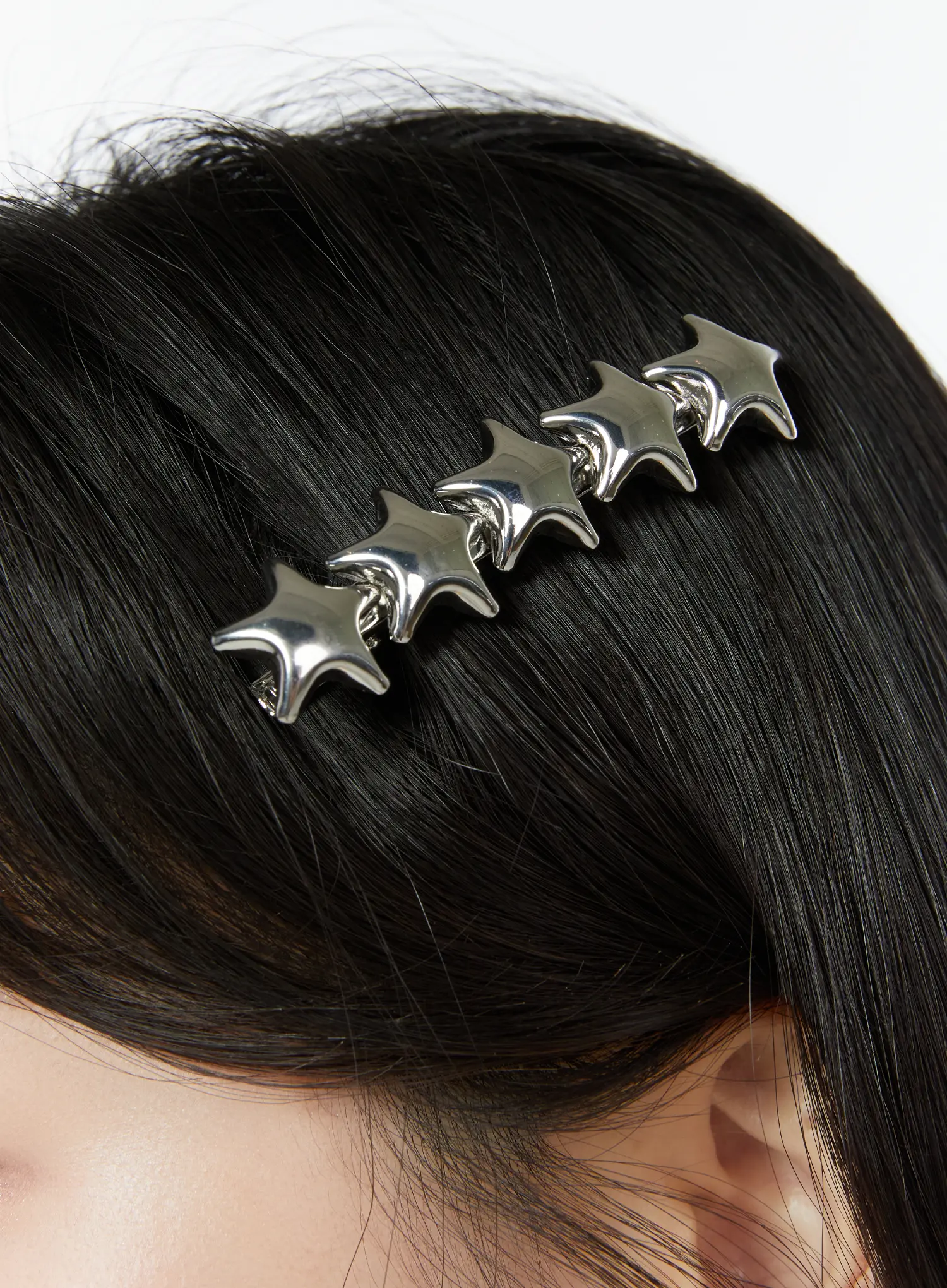 Silver Stars Hair Clip IY511