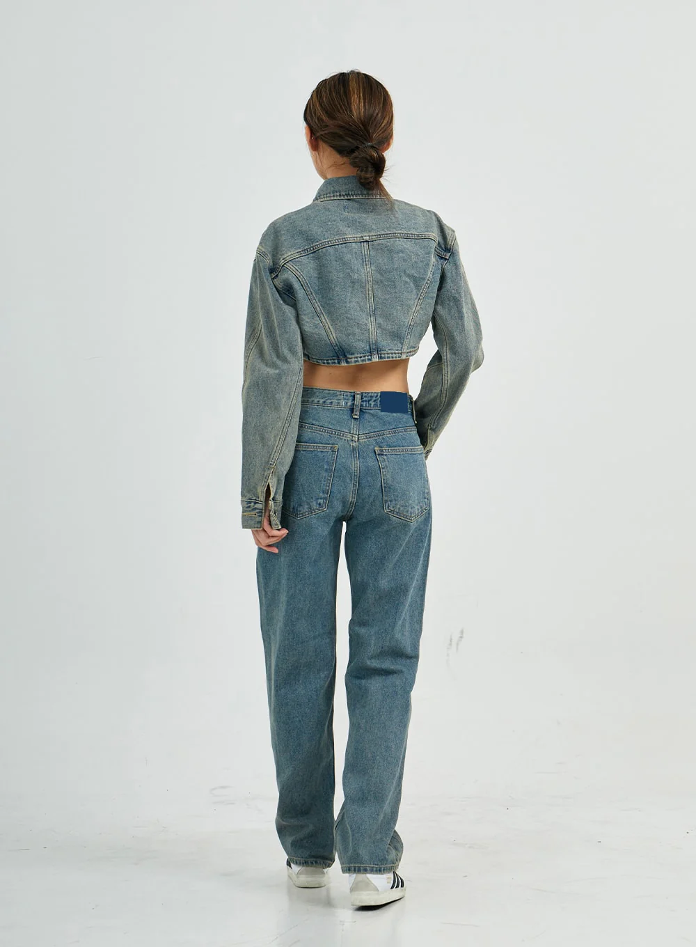 Silvia Washing Jeans Jacket CS27 - Image 12