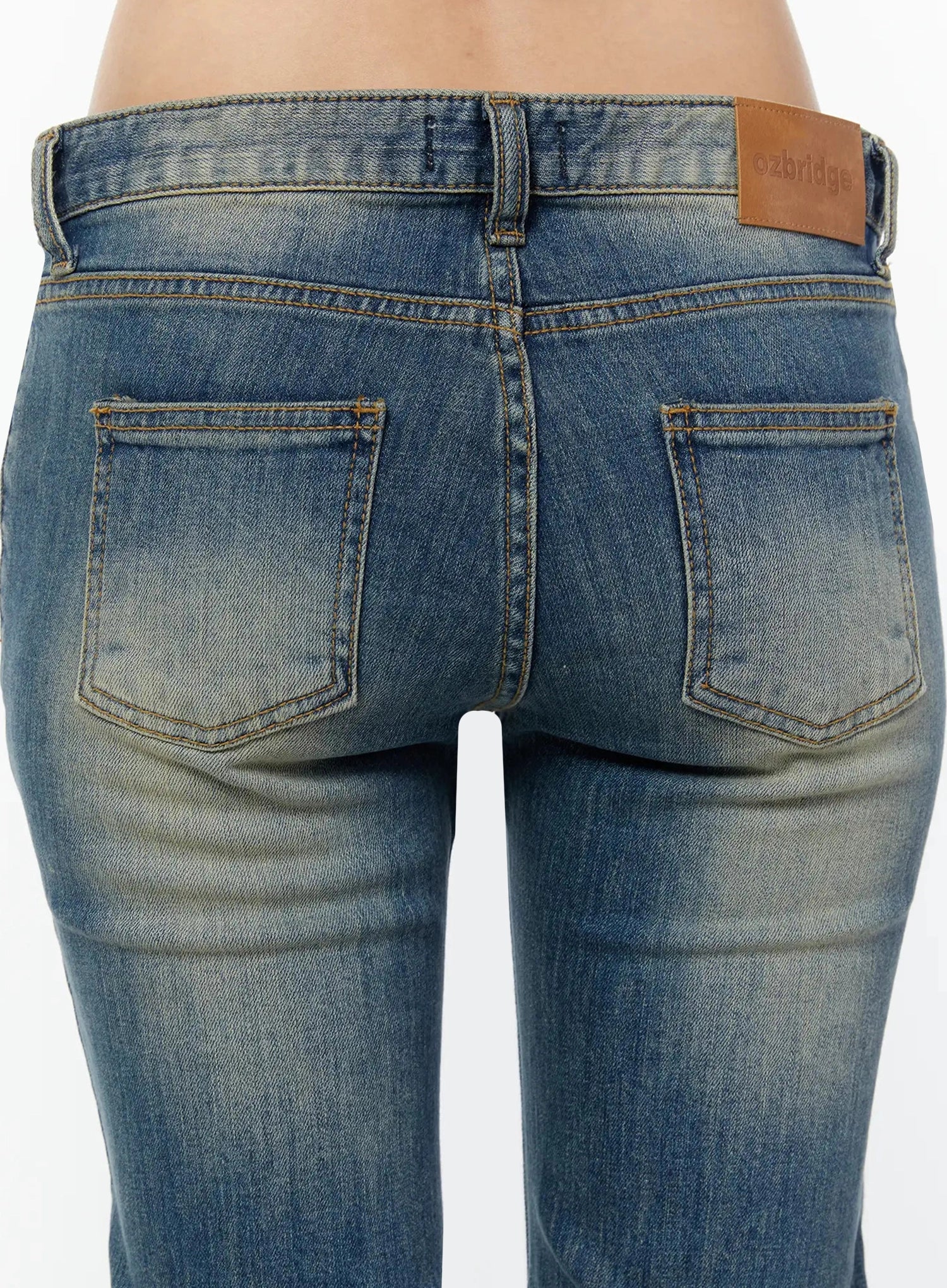 Simi Vintage Washed Capri Jeans IU524 - Image 13
