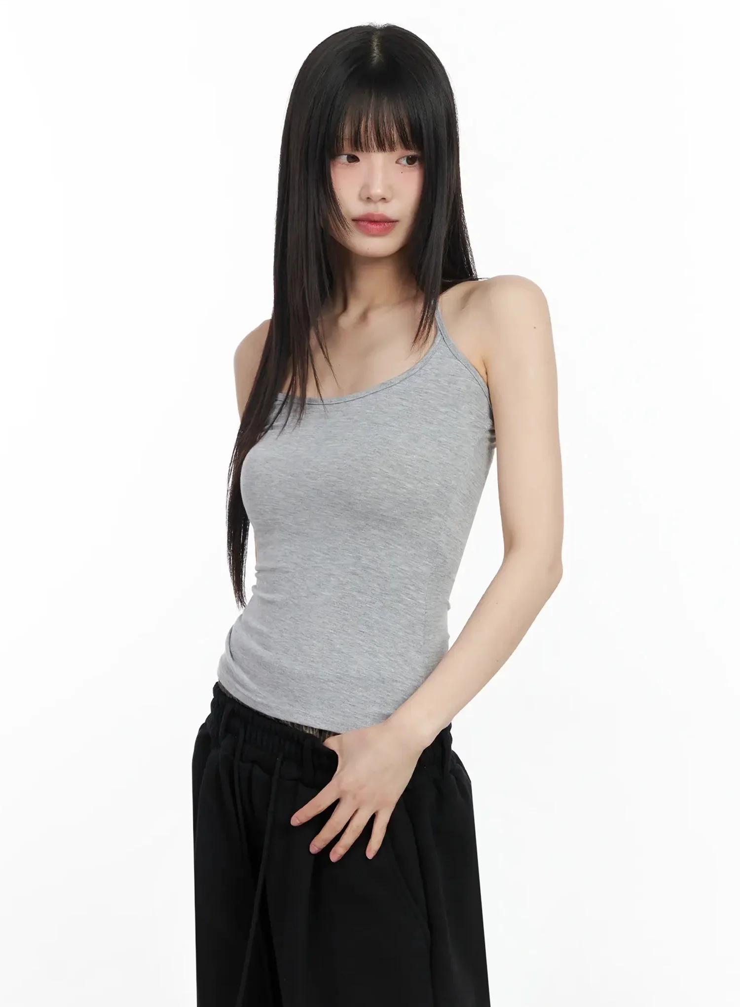 Simple Halter Neck Tank Top IM530 - Image 14