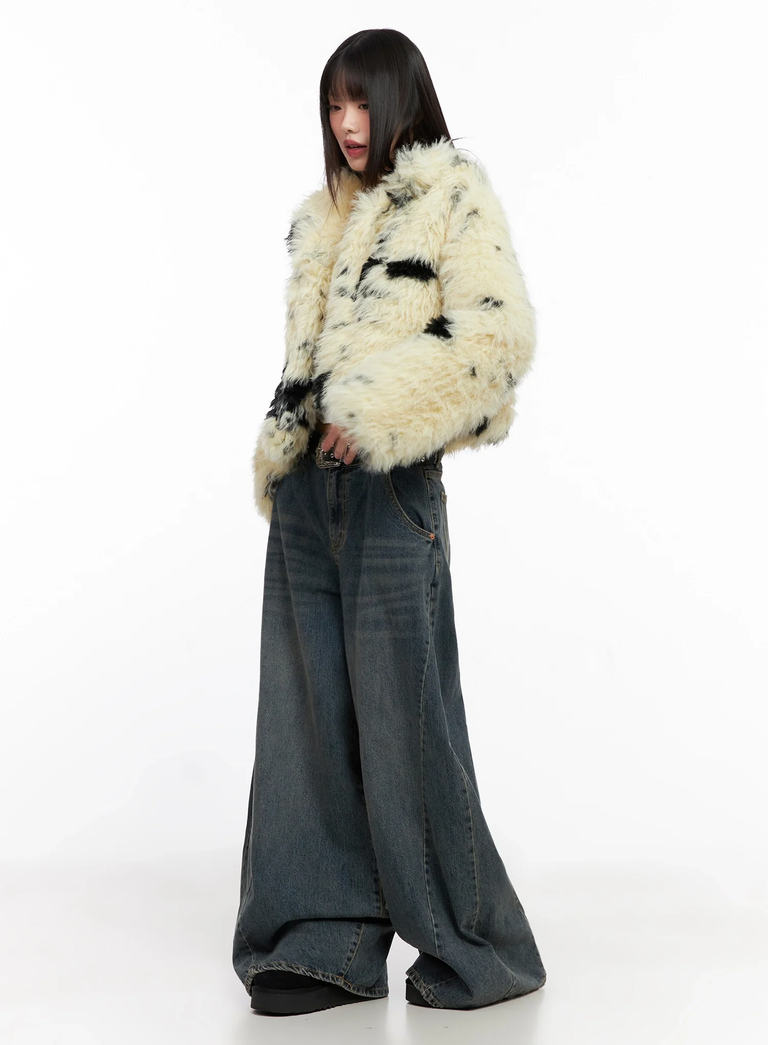 Skyler Washed Balloon Fit Jeans IN503 - Image 6