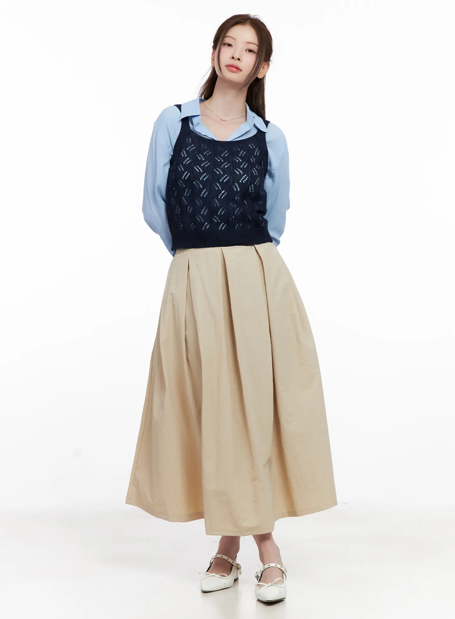 Sleeveless Knit Tank Top CL524 - Image 2