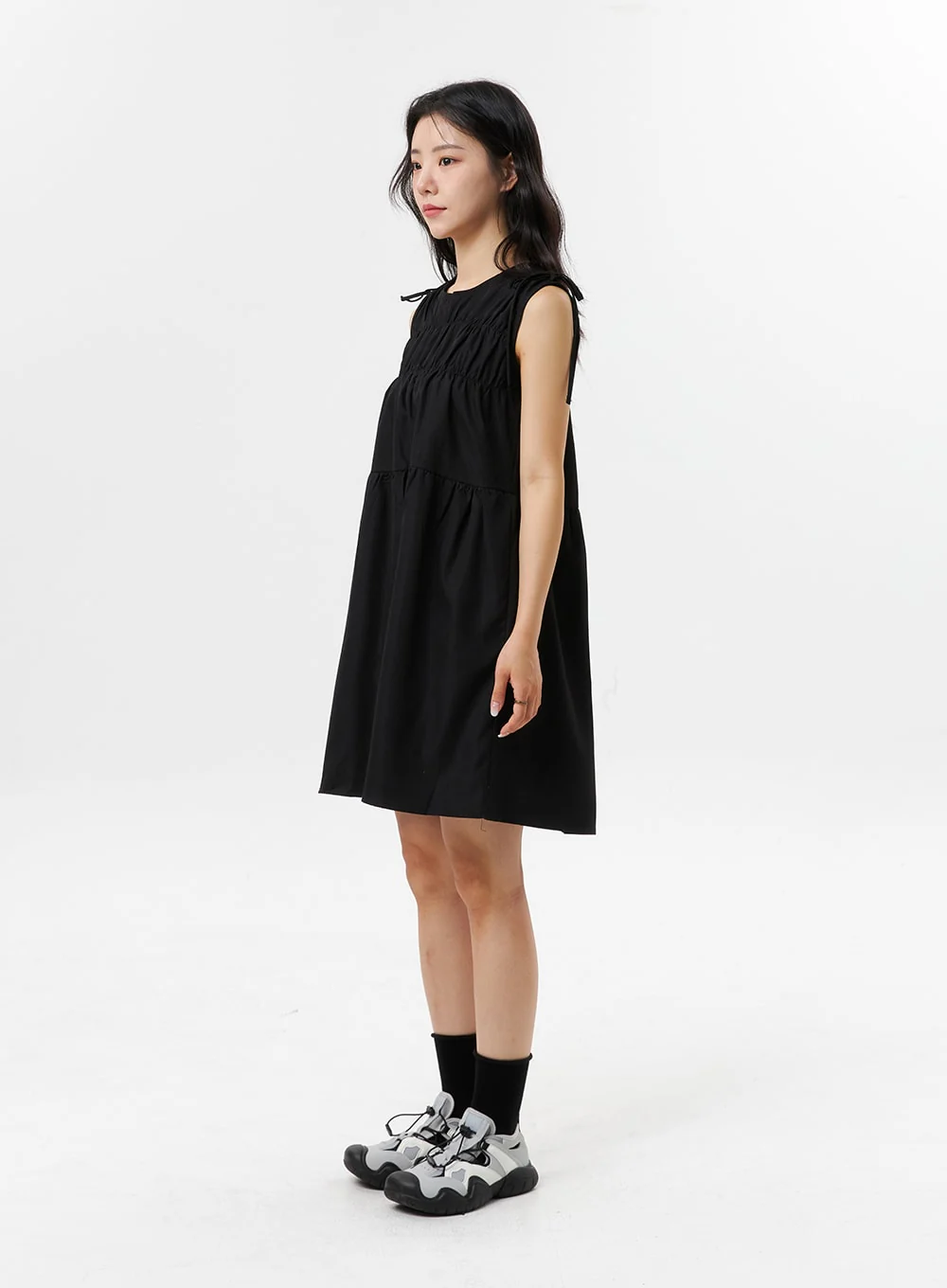 Sleeveless Wide Mini Dress OL318 - Image 10