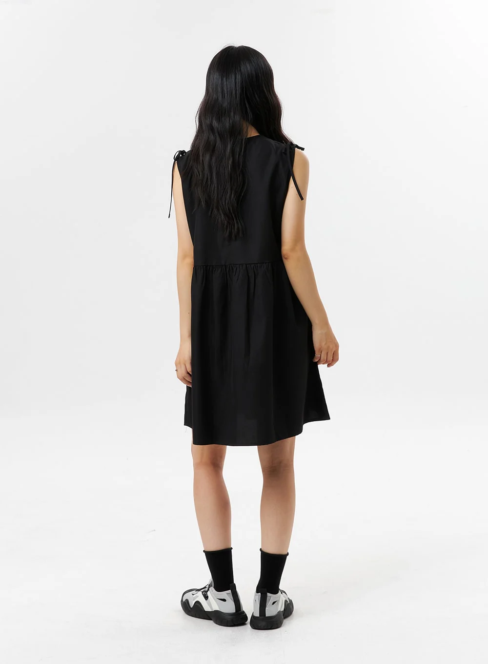 Sleeveless Wide Mini Dress OL318 - Image 7