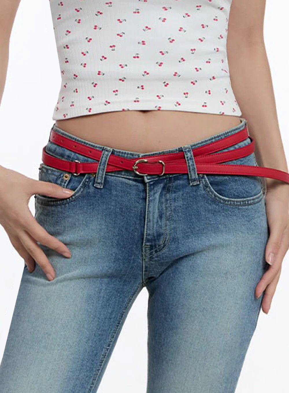 Slim Double Cross Belt IU503 - Image 4