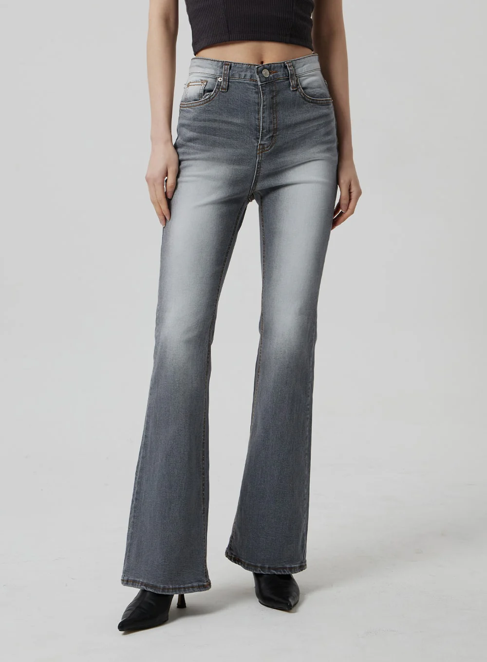 Slim Fit Bootcut Jeans CF307 - Image 2