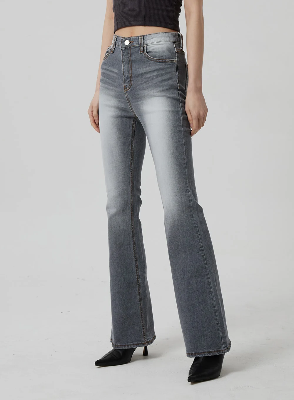 Slim Fit Bootcut Jeans CF307 - Image 5