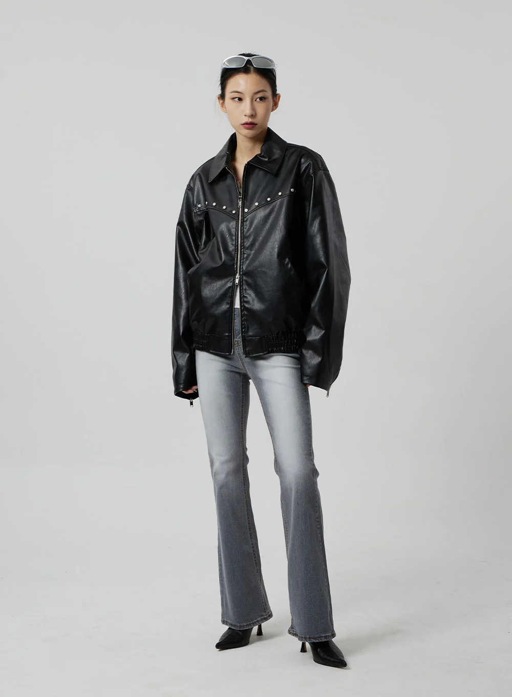 Slim Fit Bootcut Jeans CF307 - Image 7