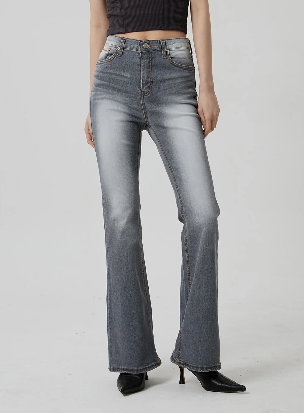 Slim Fit Bootcut Jeans CF307 - Image 9