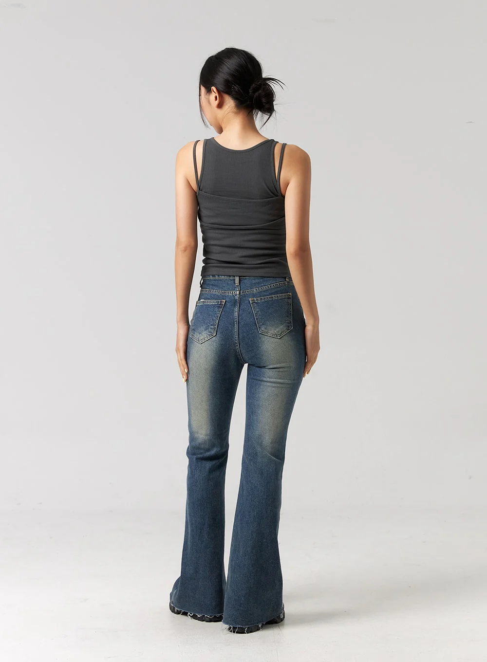 Slim Fit Bootcut Jeans CG319 - Image 10