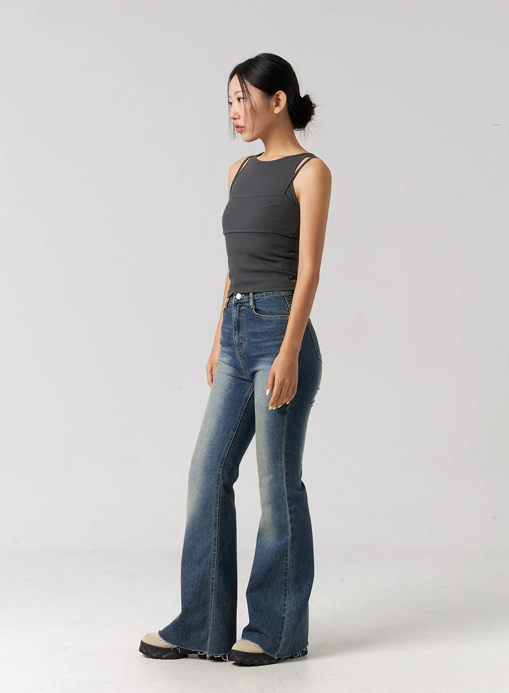 Slim Fit Bootcut Jeans CG319 - Image 11