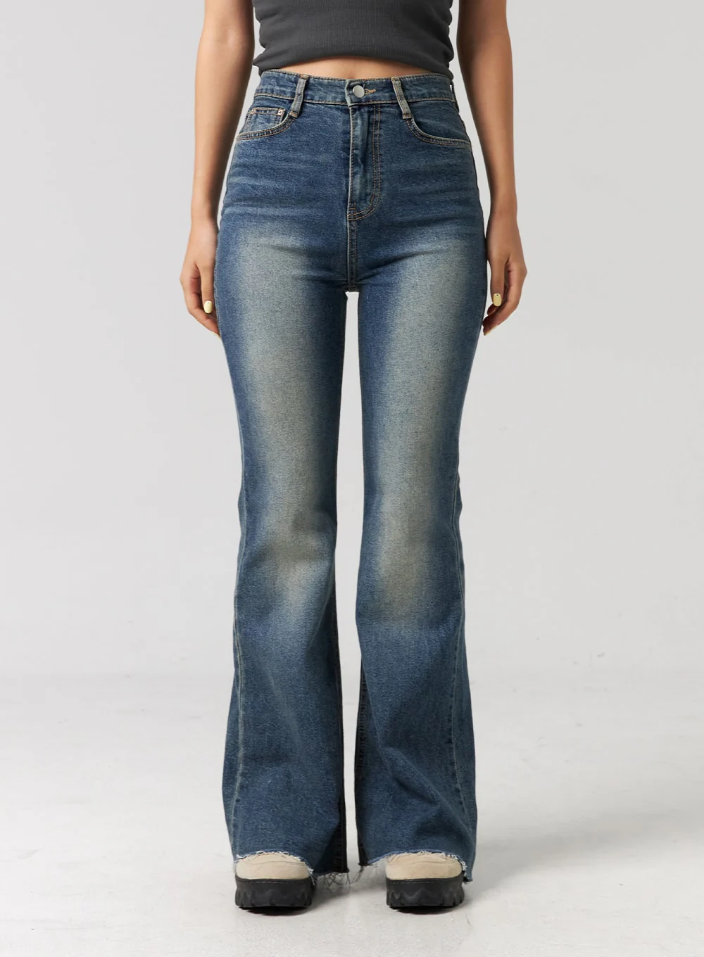 Slim Fit Bootcut Jeans CG319 - Image 9