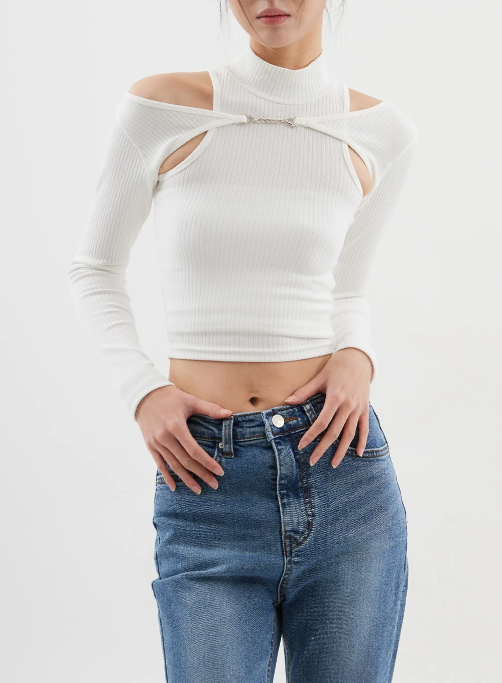 Slim Fit Bootcut Jeans CJ311 - Image 11