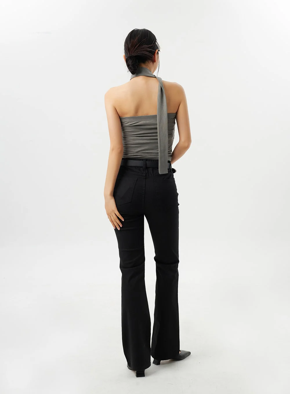 Slim Fit Bootcut Pants CY315 - Image 12