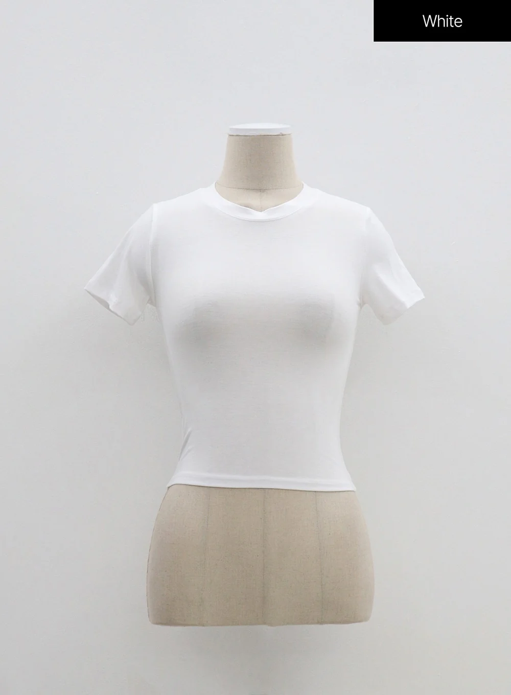 Slim Fit Crop Short Sleeve Tee BM304 - Image 11
