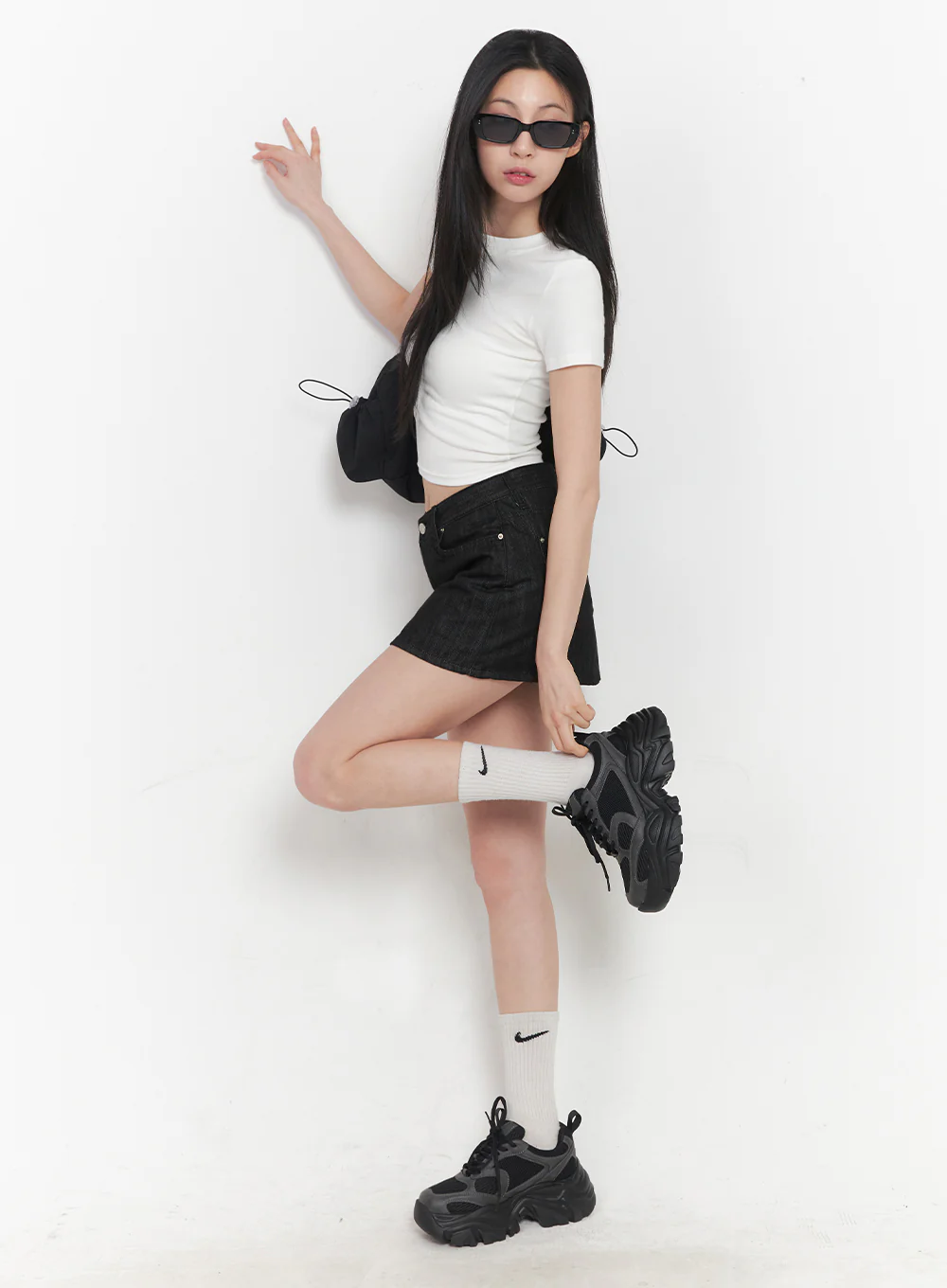 Slim-Fit Crop Tee IY516 - Image 14