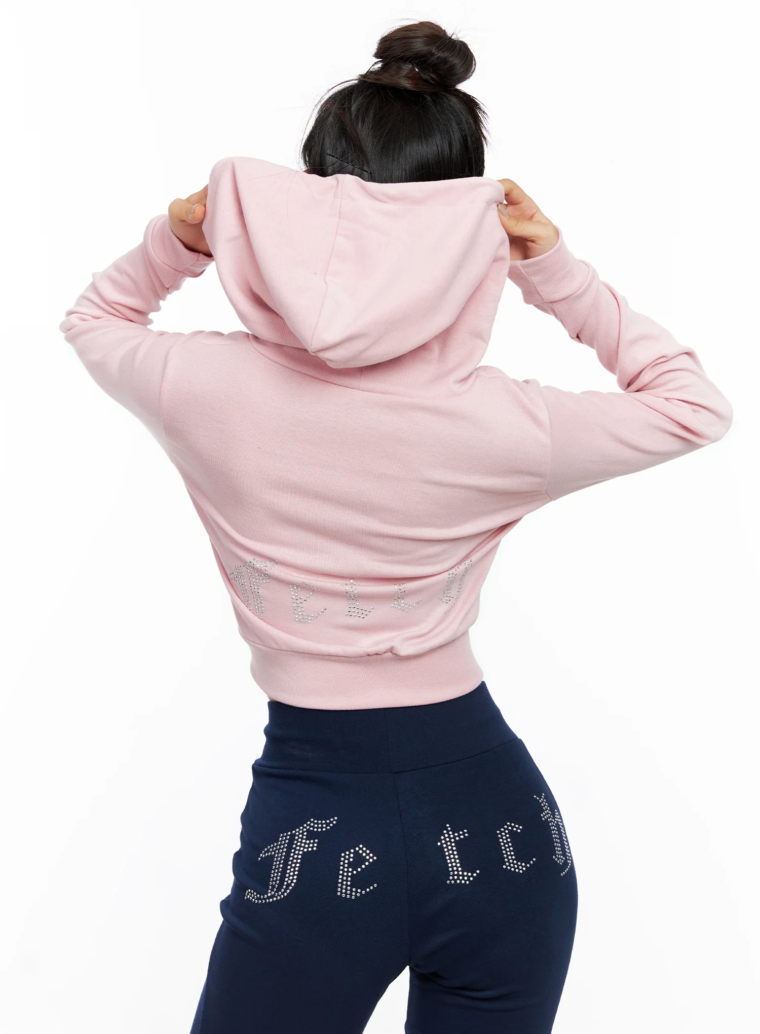 Slim Fit Cropped Zip-Up Hoodie CO515 - Image 11