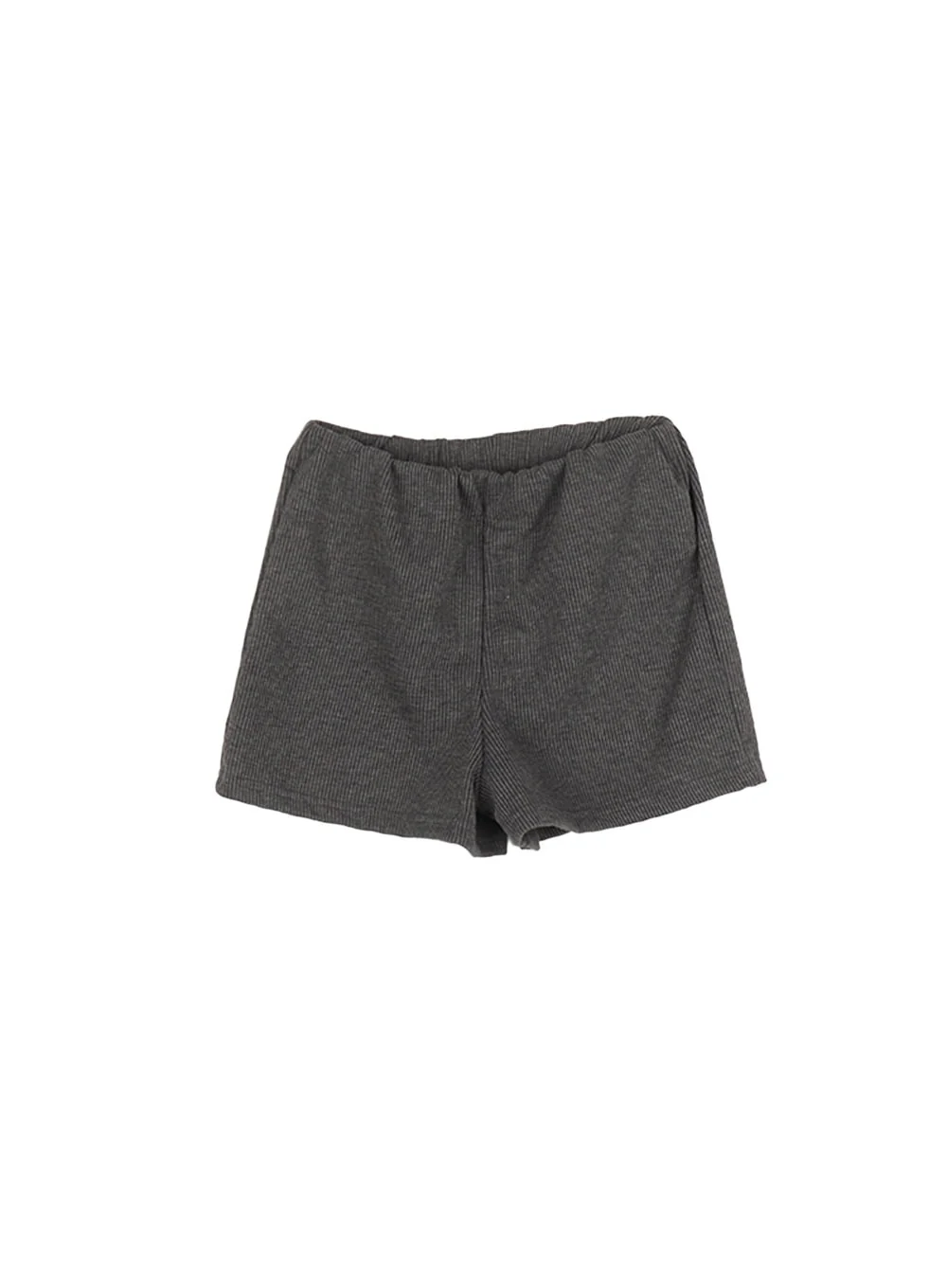 Slim-Fit Ribbed Shorts CA514 - Image 8