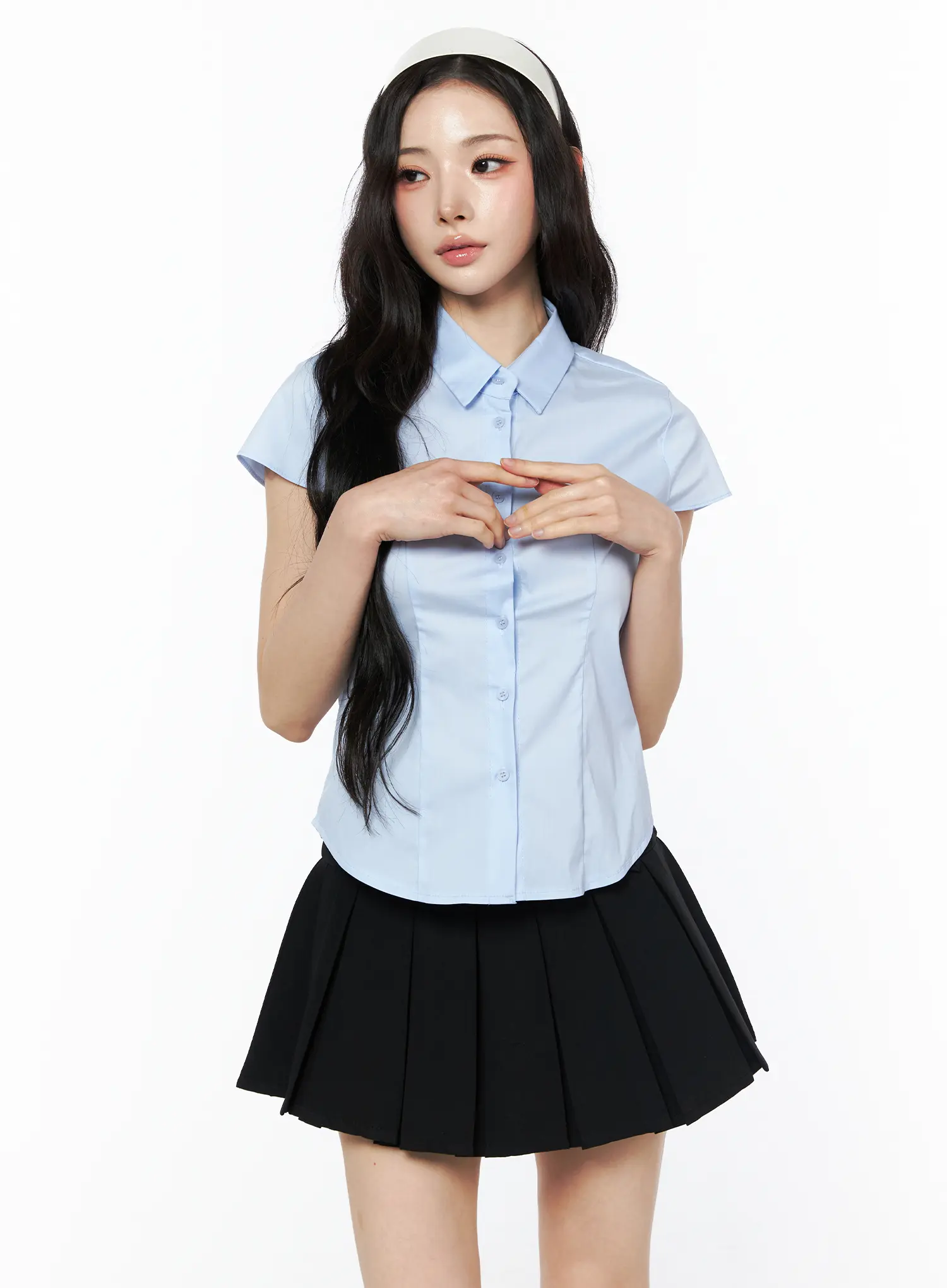 Slim Fit Short Sleeve Shirt CU511 - Image 2
