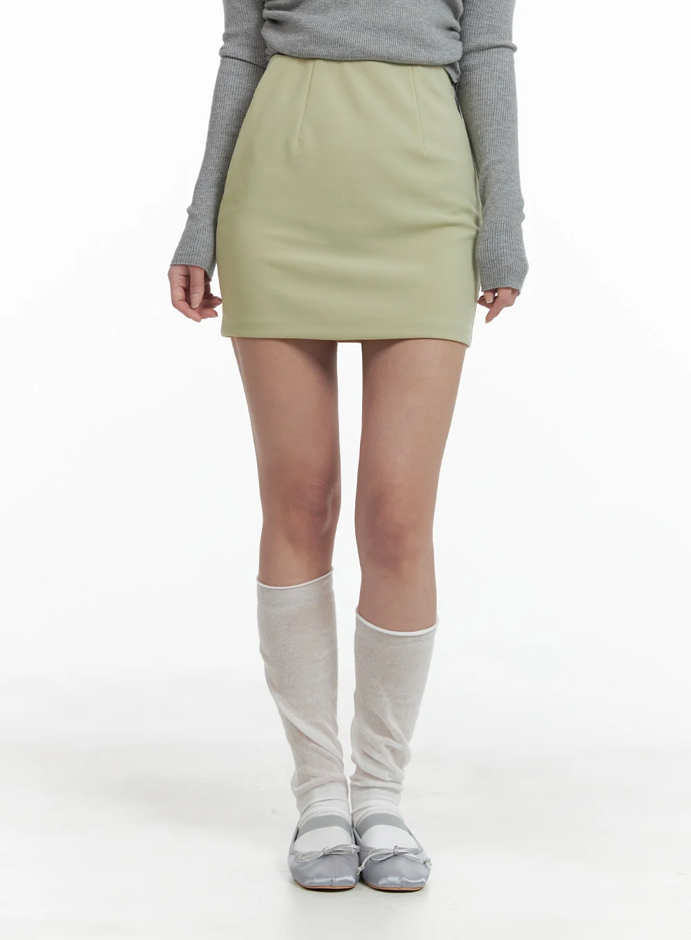 Slim Mini Skirt OM422 - Image 2