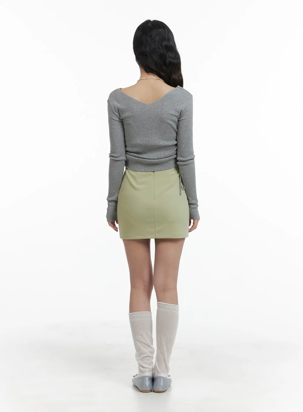 Slim Mini Skirt OM422 - Image 6