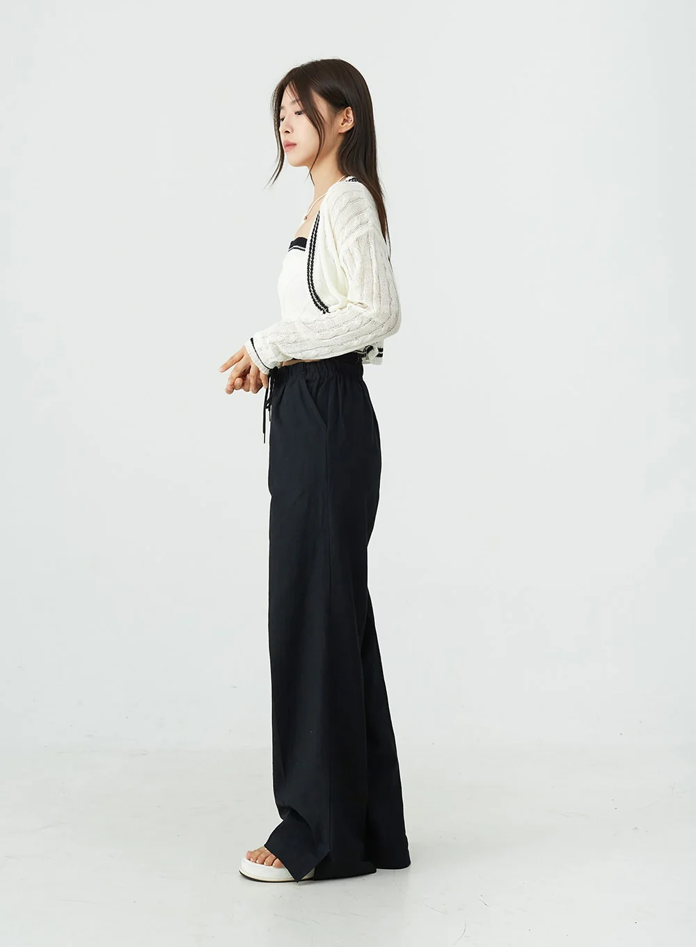 Slit Banded Pants OU12 - Image 6