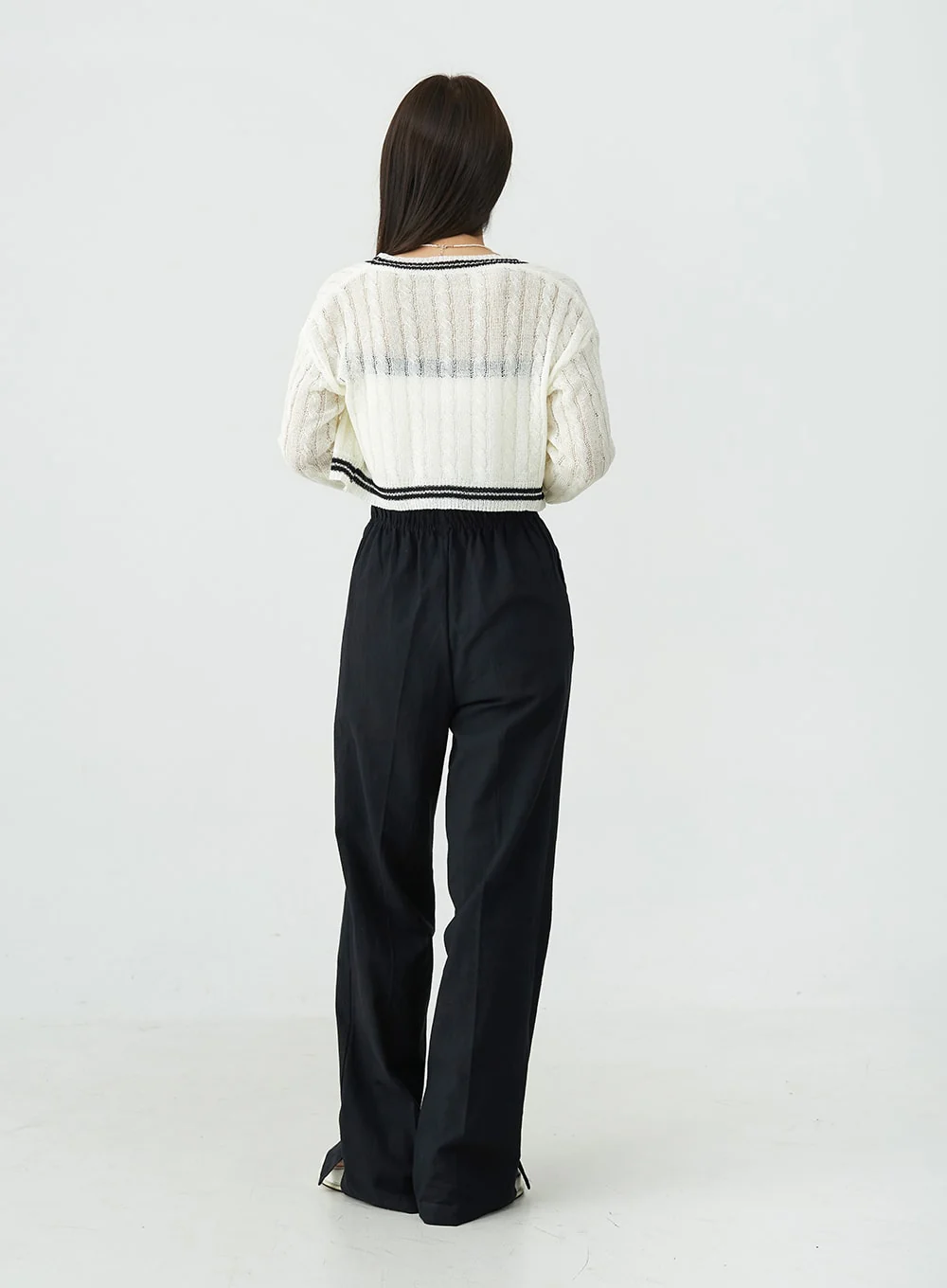 Slit Banded Pants OU12 - Image 7