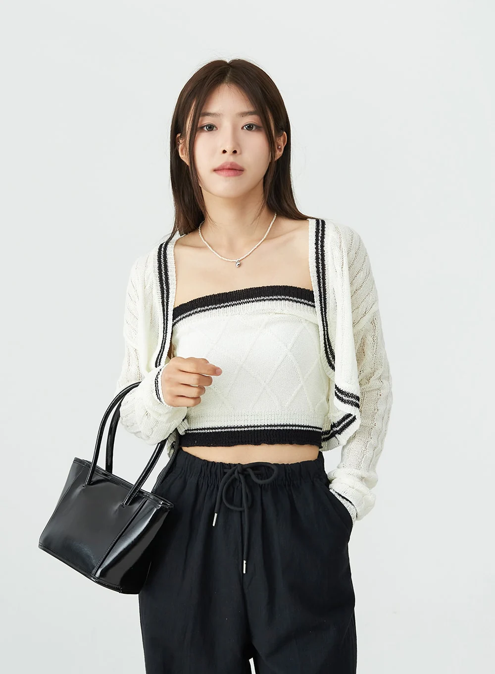 Slit Banded Pants OU12 - Image 8