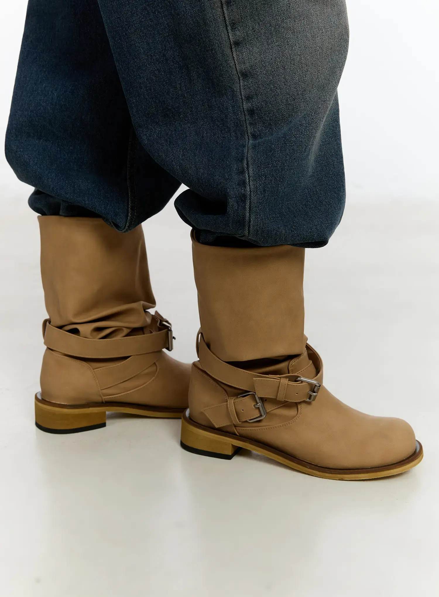 Slouchy Mid-Calf Boots CA503 - Image 4
