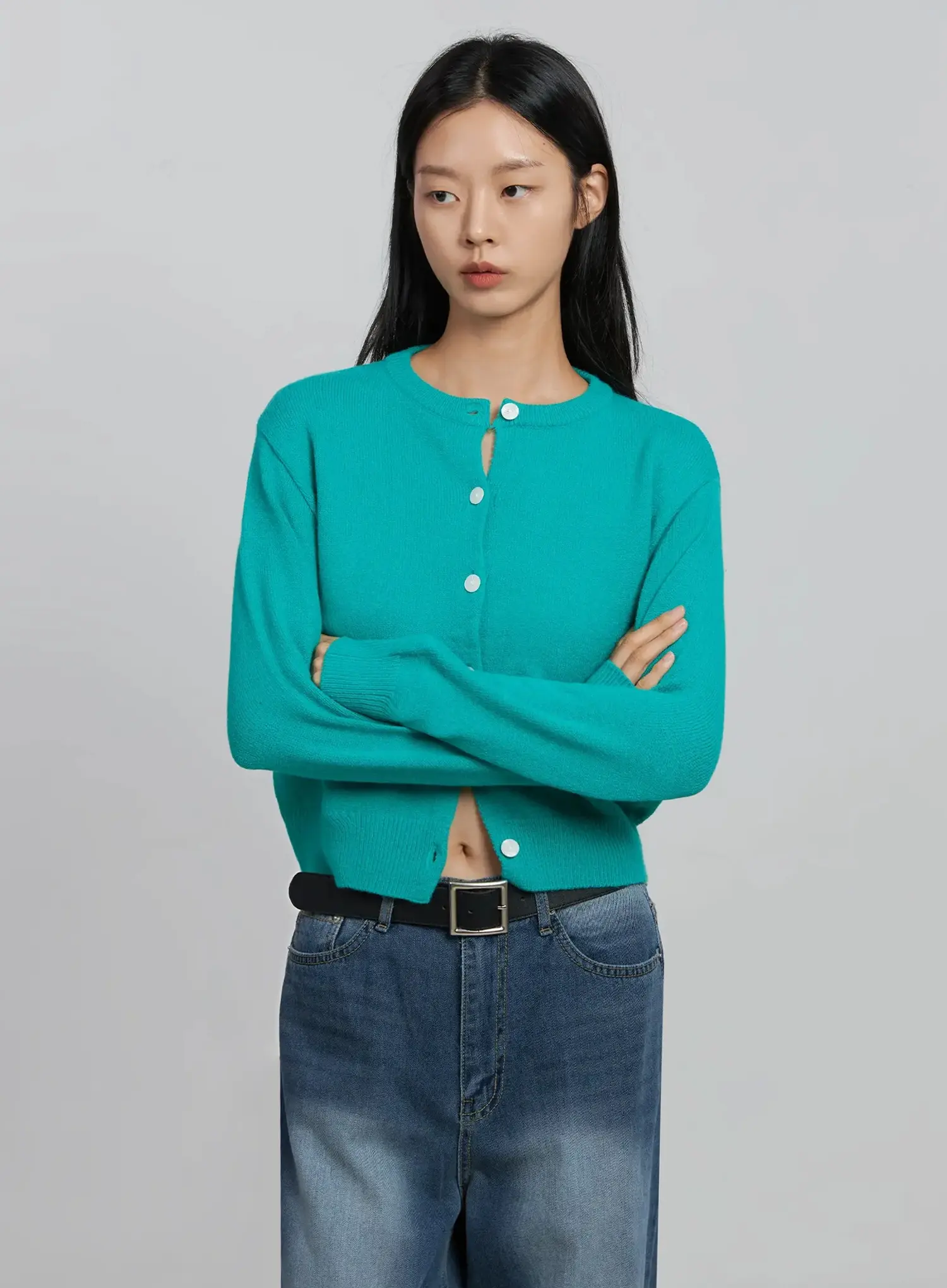 Soft Button-Up Cardigan ID516 - Image 16