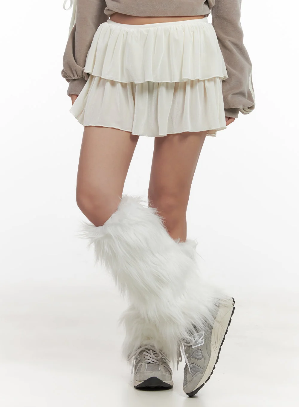 Soft Touch Ruffle Mini Skirt CD411