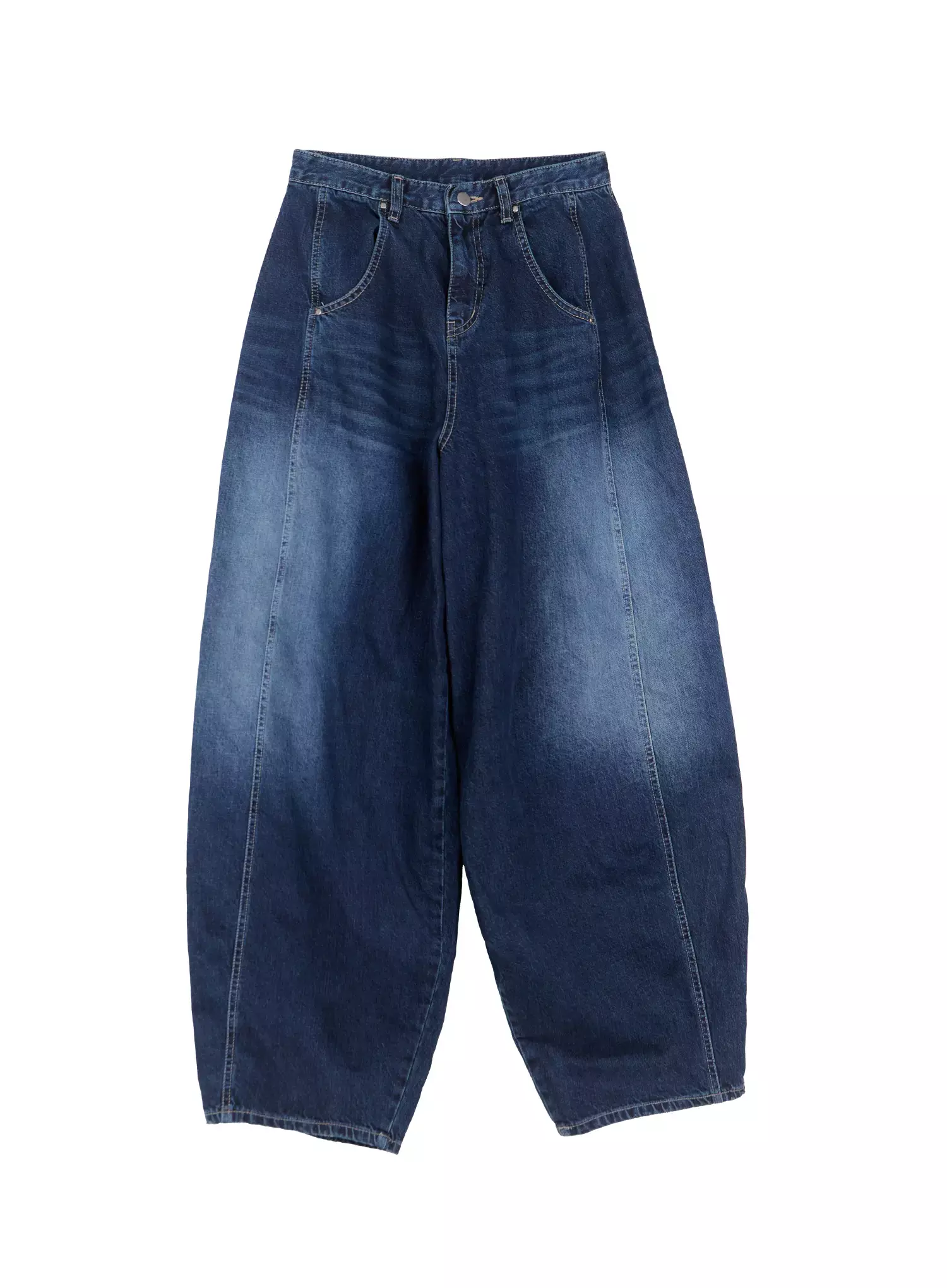 Sohee Angel Wing Print Wide-Leg Jeans IG508 - Image 15