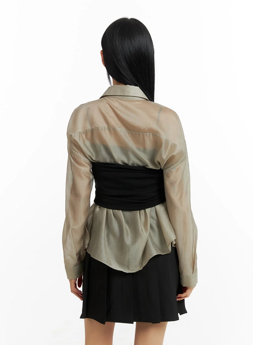 Solid Chiffon Blouse CM406 - Image 4