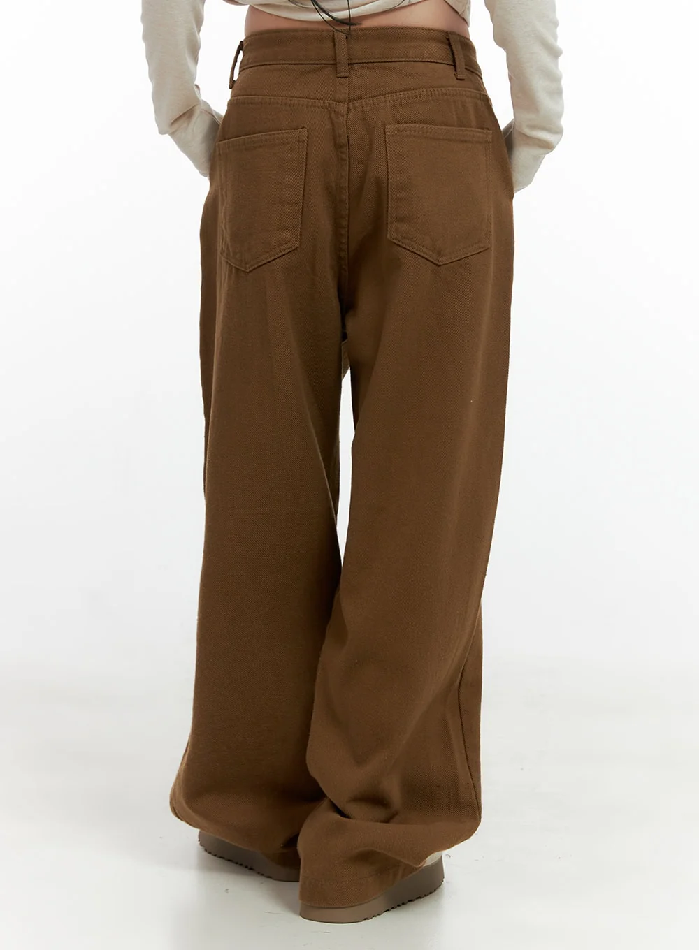 Solid Cotton Wide Leg Pants CN408 - Image 5