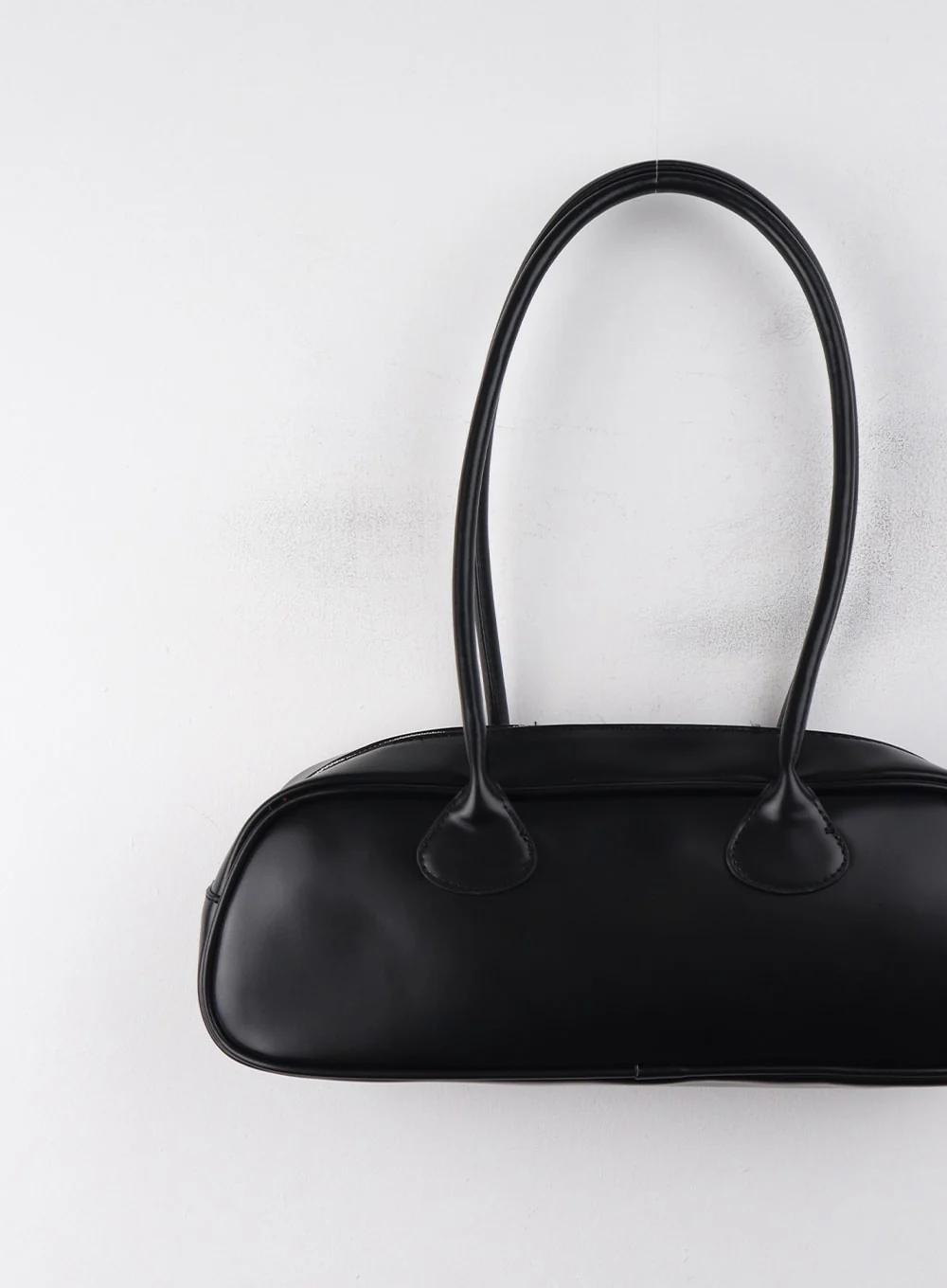 Solid Faux Leather Shoulder Bag CD329 - Image 8