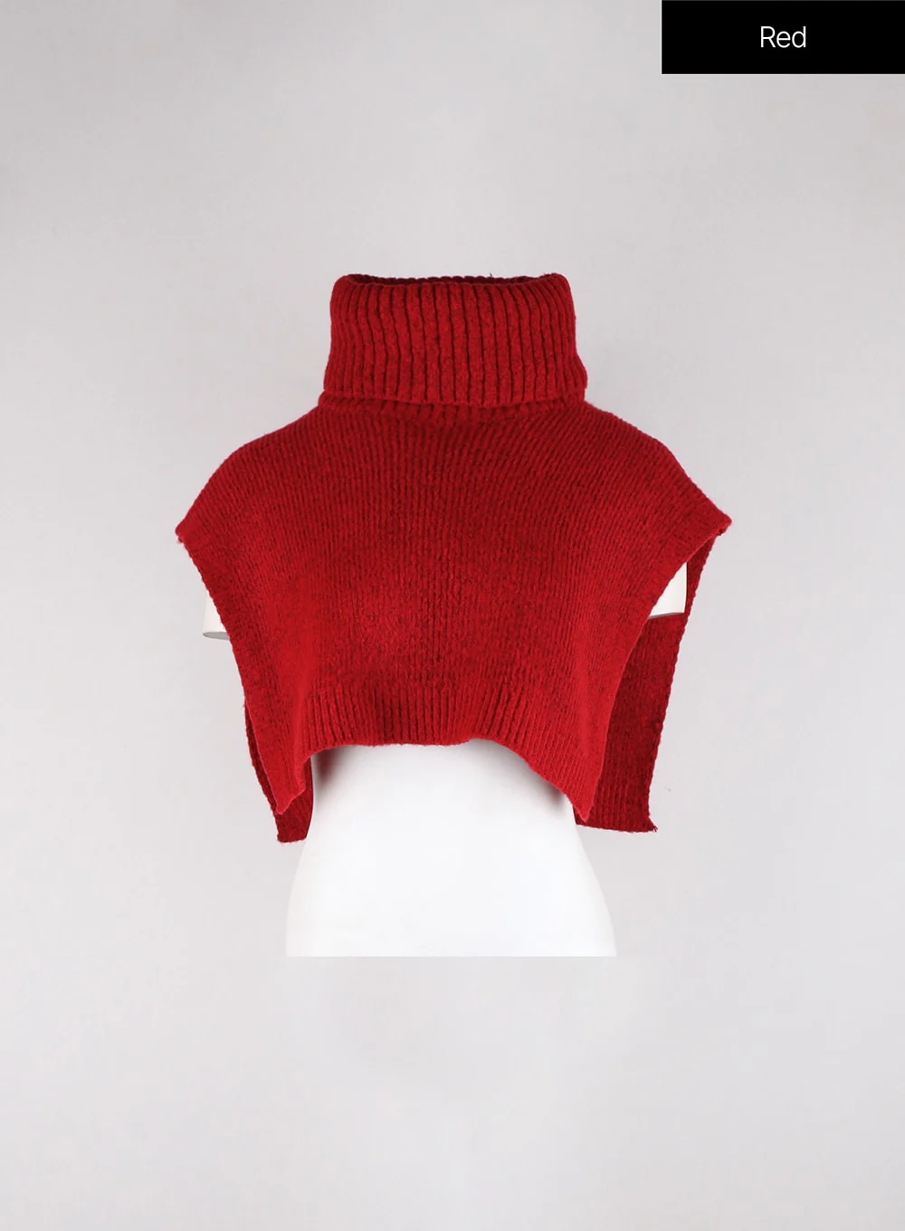 Solid Turtleneck Crop Knit Vest OD326 - Image 10