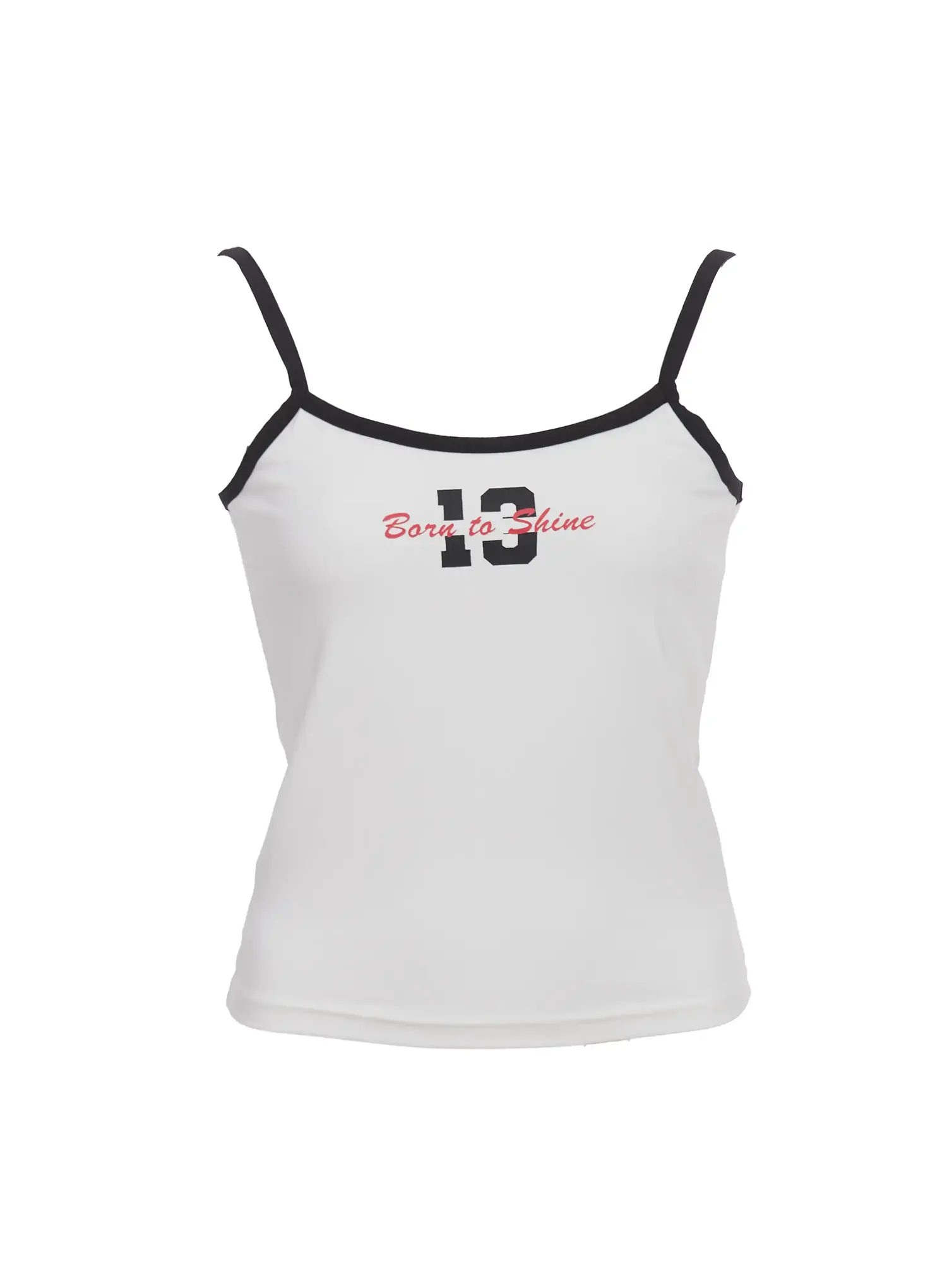 Sporty Contrast Sleeveless Top IC503