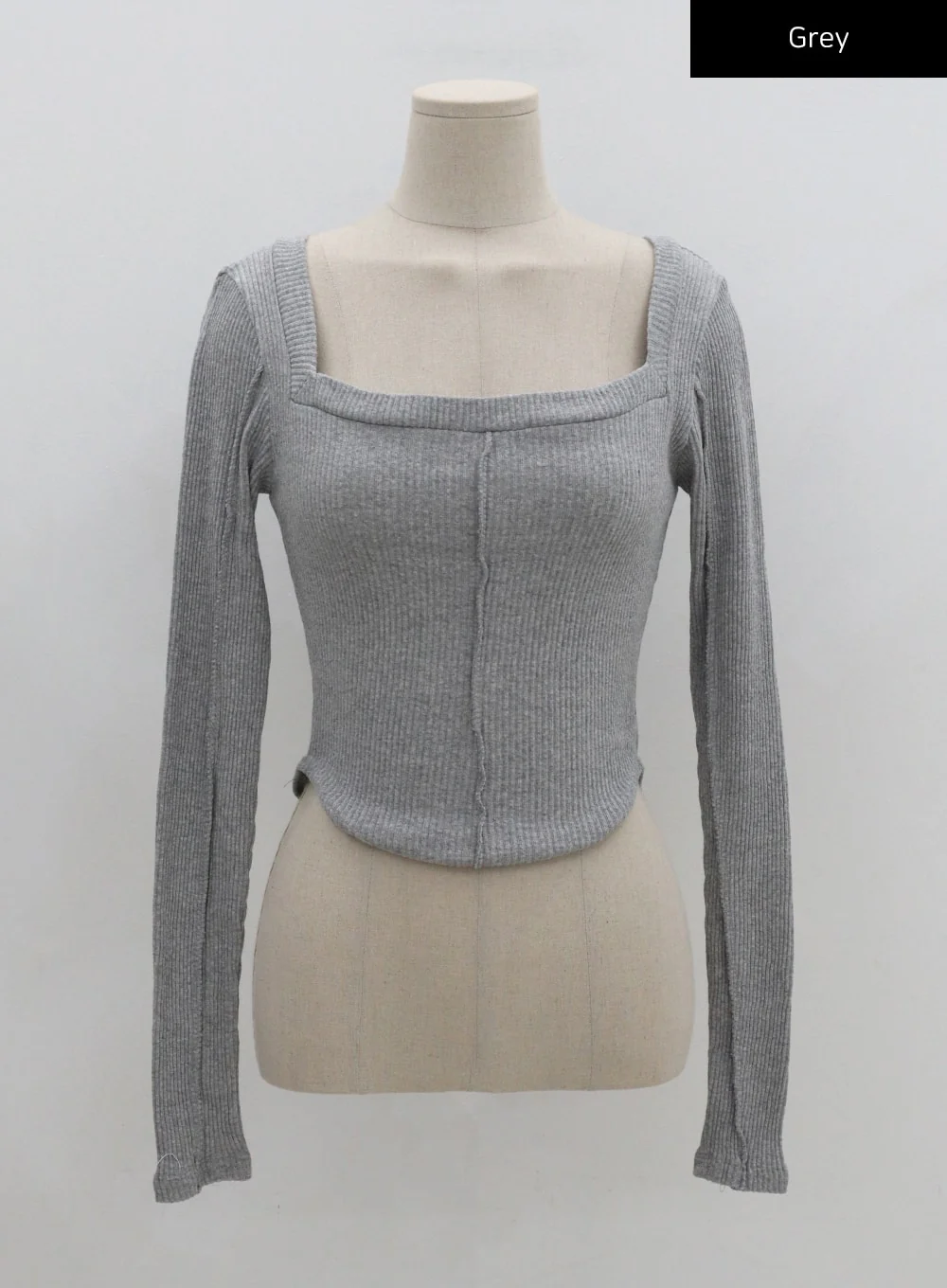 Square Neck Crop Long Sleeve Shirt CG16 - Image 15