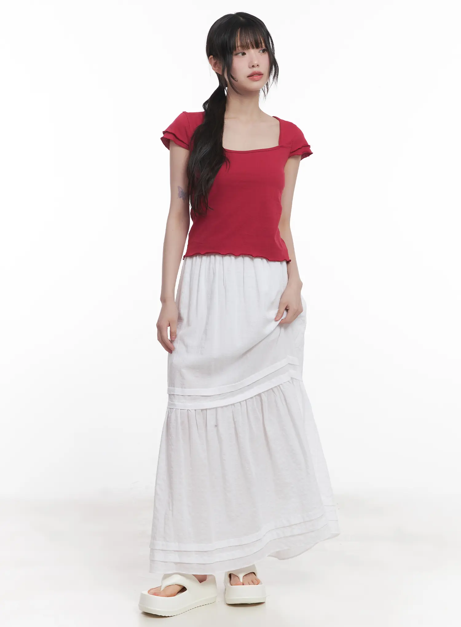Square Neck Crop Top CU519 - Image 3