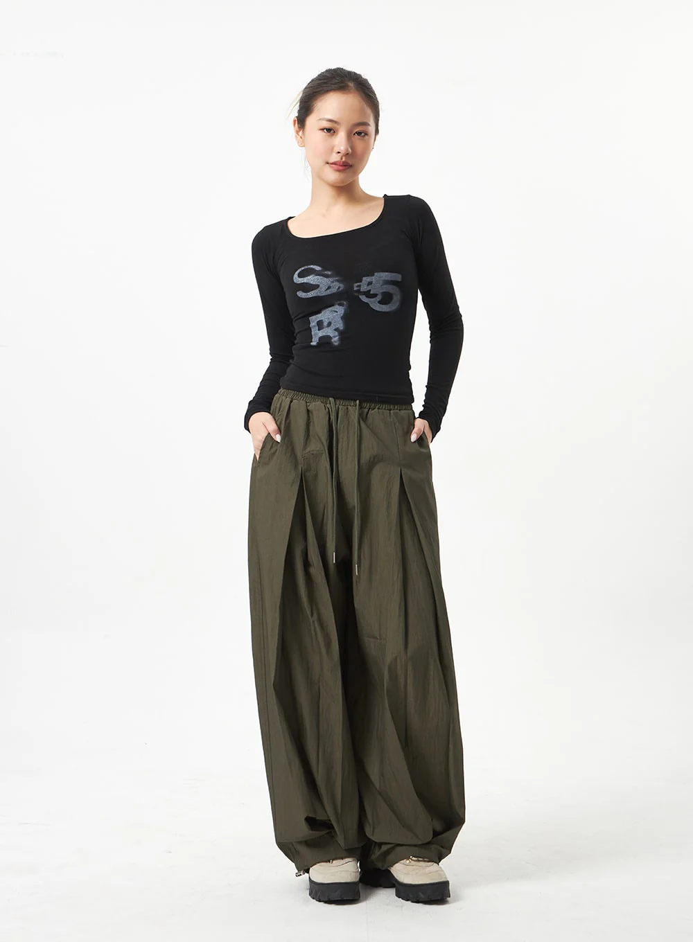 Square Neck Cropped Top CA318 - Image 4