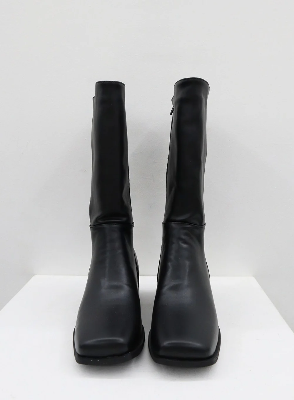 Square Toe Mid-Calf Boots BO18 - Image 12