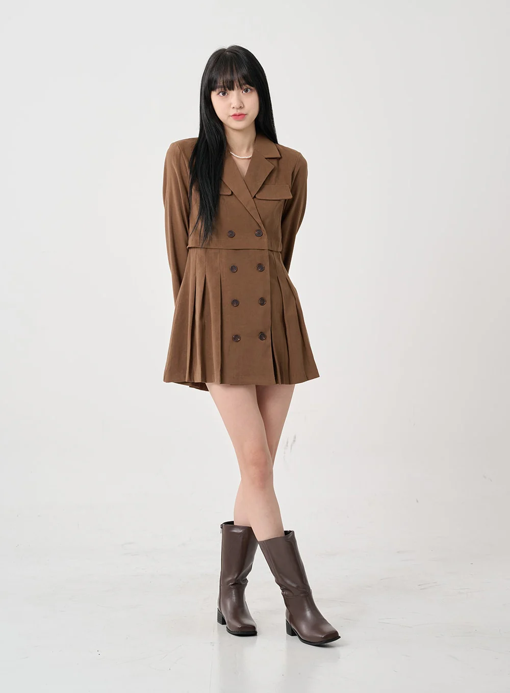 Square Toe Mid-Calf Boots BO18 - Image 7
