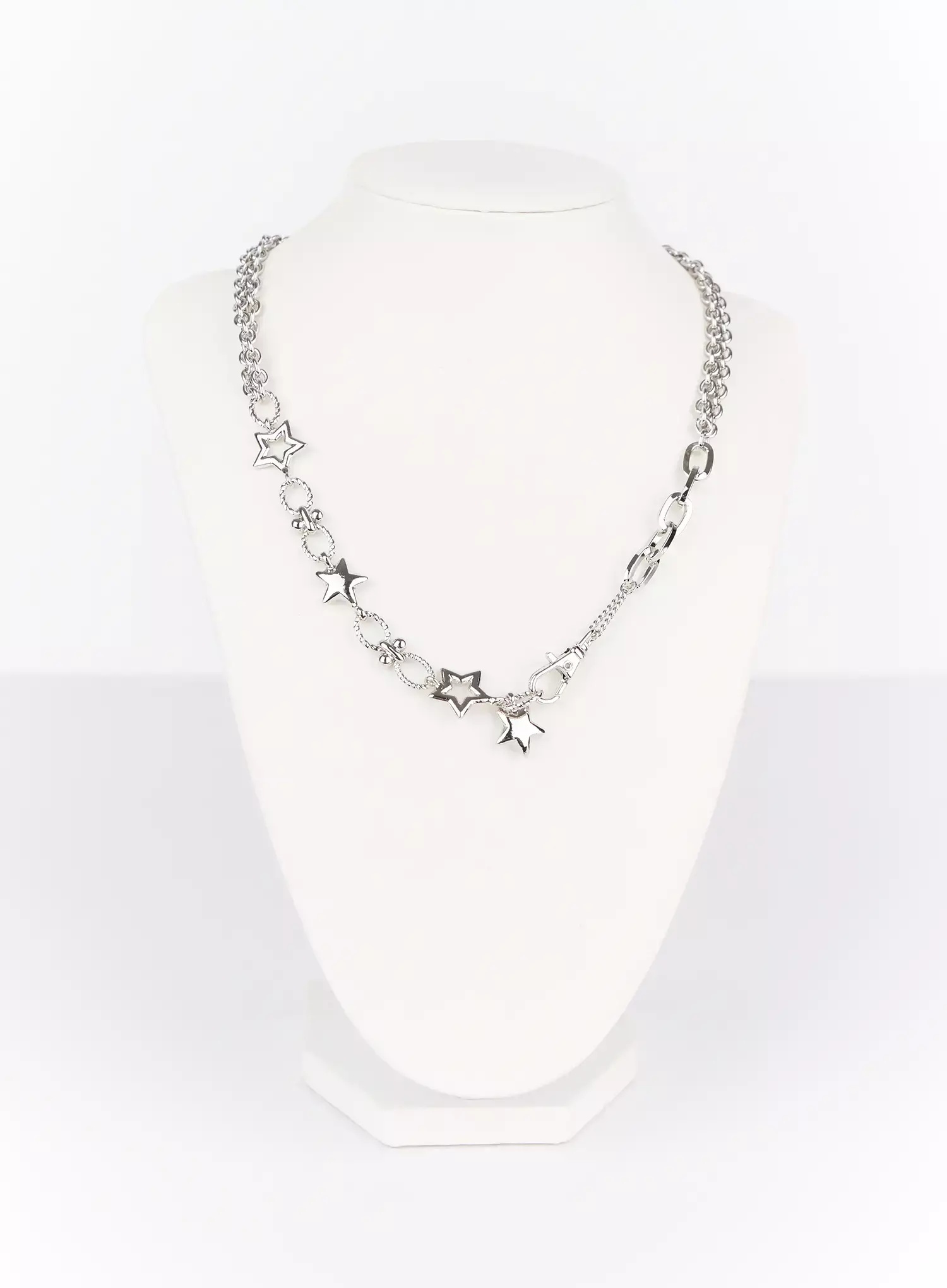 Star Chain Link Necklace IJ528 - Image 6