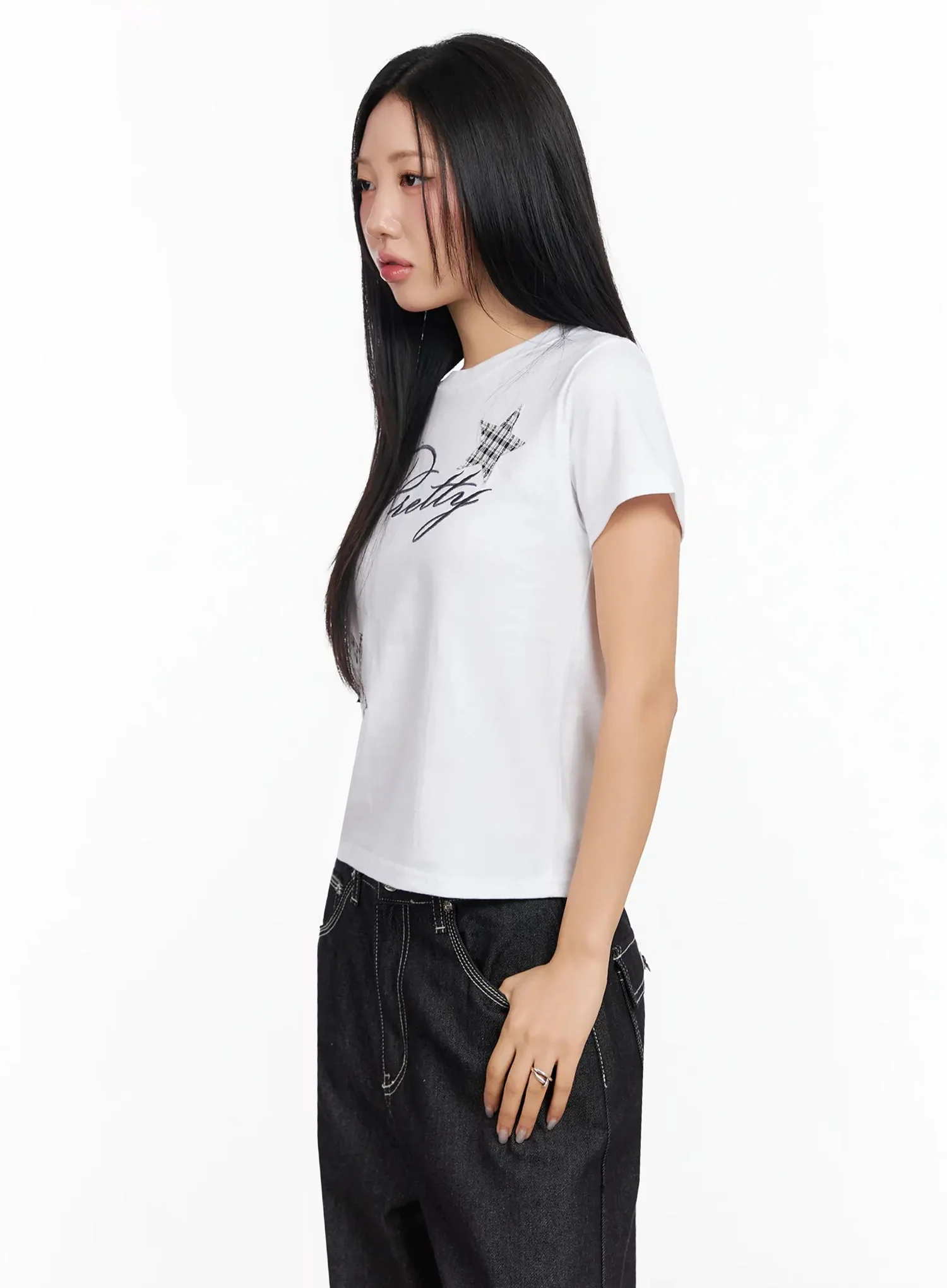 Star Graphic T-Shirt CA513 - Image 8