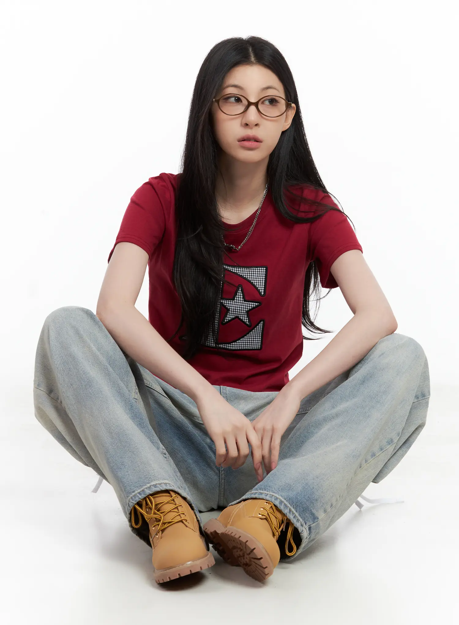 Star Print Casual Tee CL501