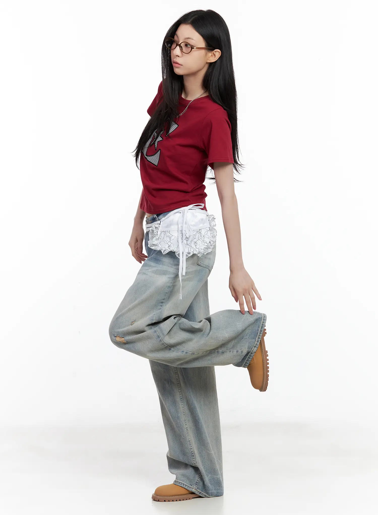 Star Print Casual Tee CL501 - Image 10