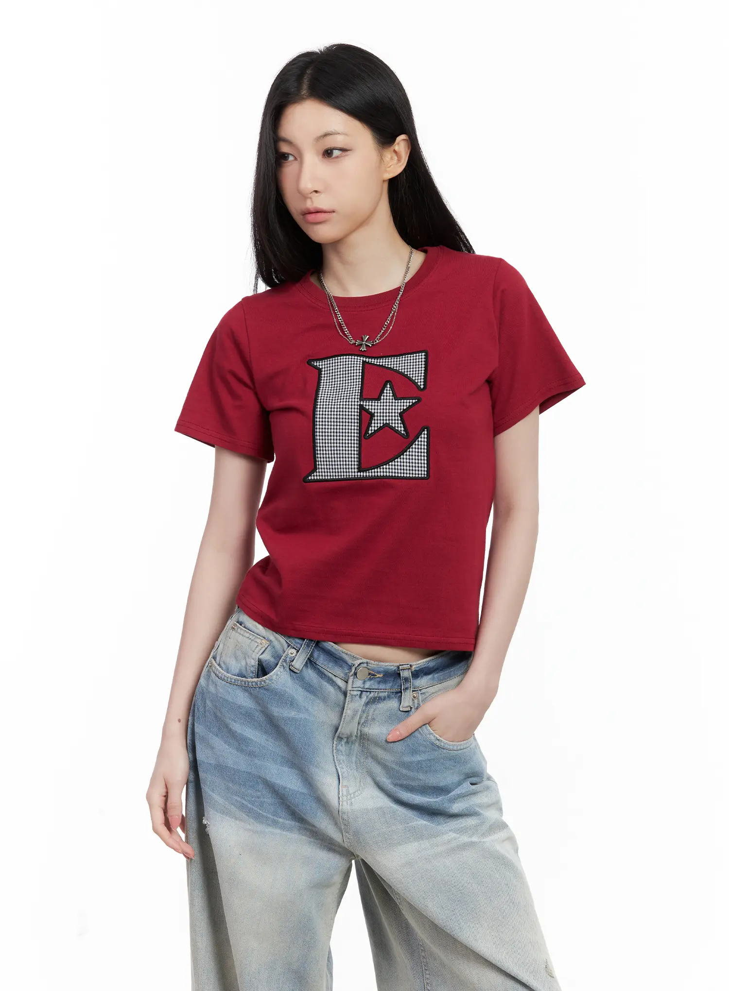 Star Print Casual Tee CL501 - Image 11