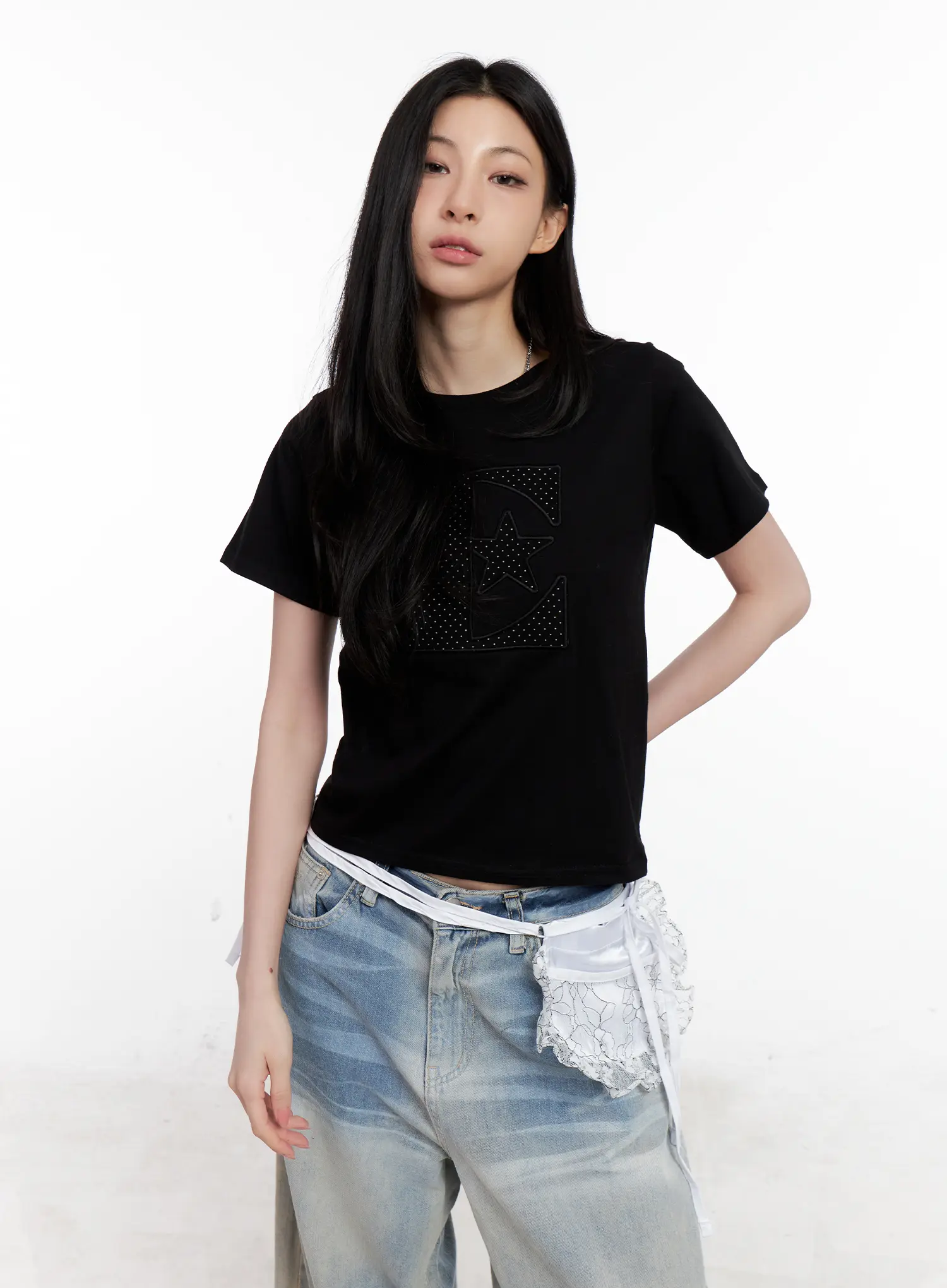 Star Print Casual Tee CL501 - Image 13